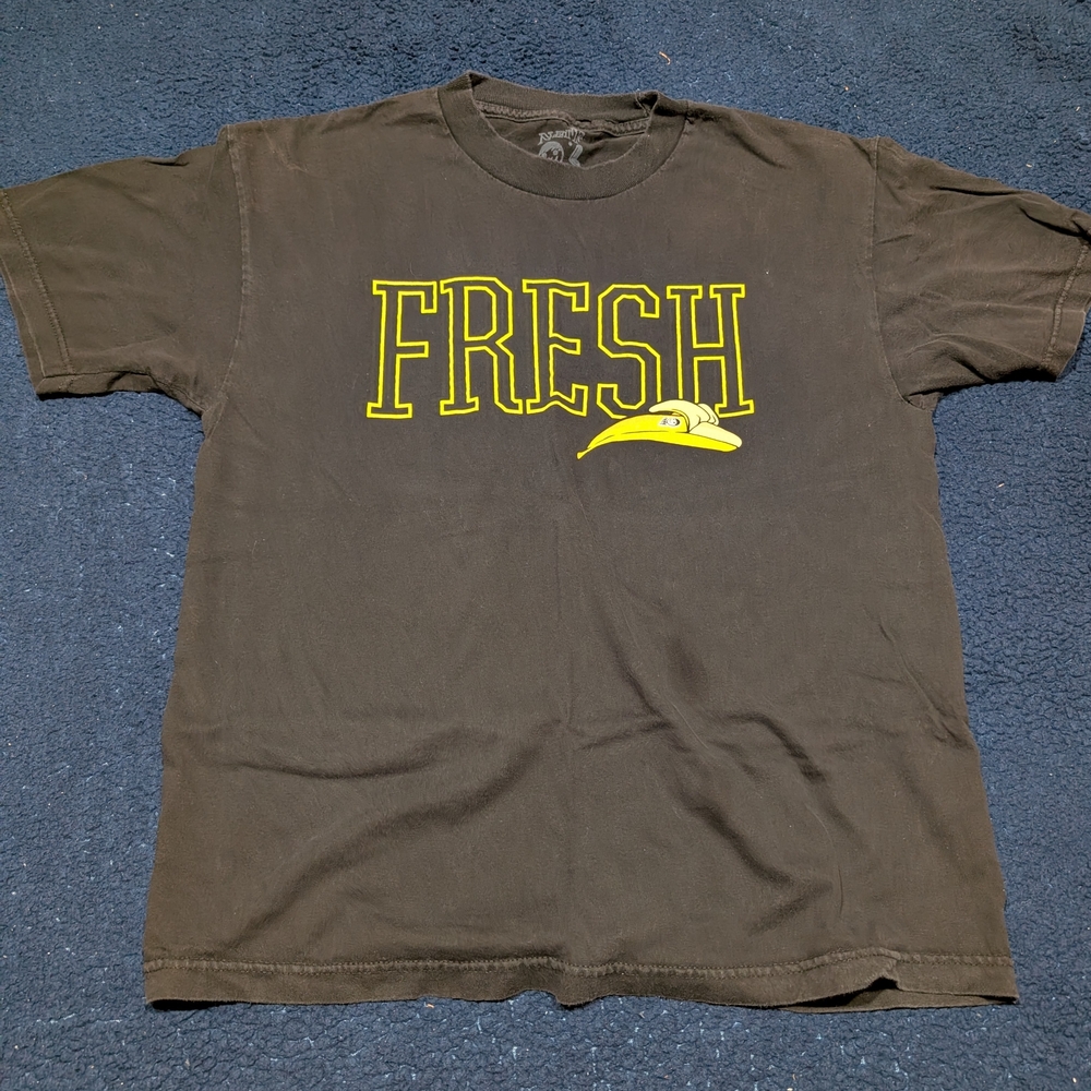 Neff Fresh Graphic Tee - Black and Yellow